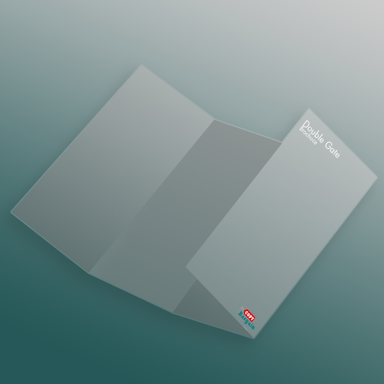 Double Gatefold Brochure Printing Copy Bargain Double Gatefold Brochure Printing