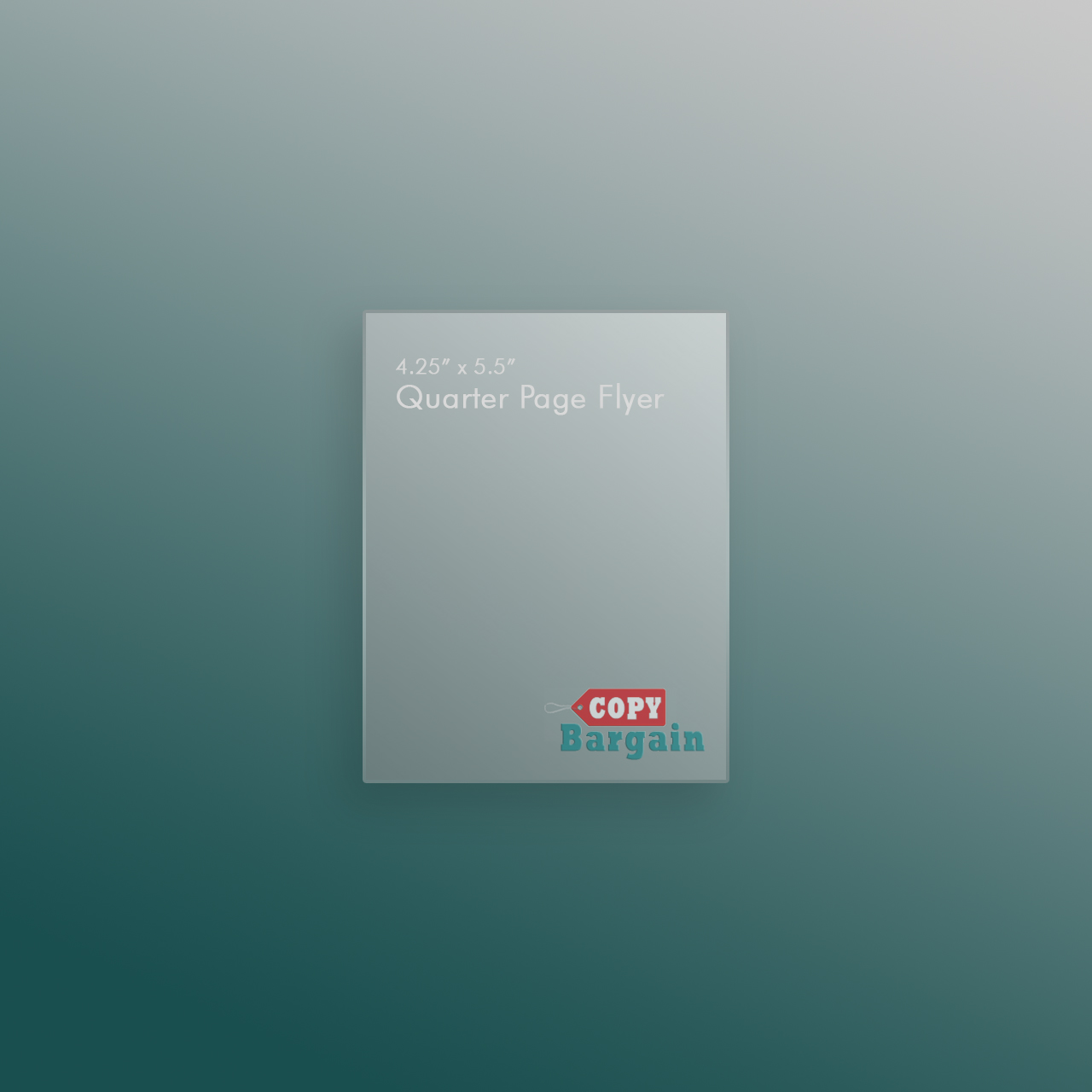 quarter page flyer printing copy bargain