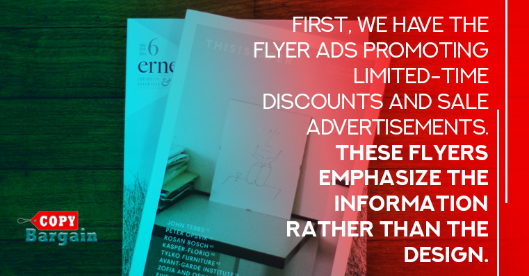 3 types of flyers for effective marketing